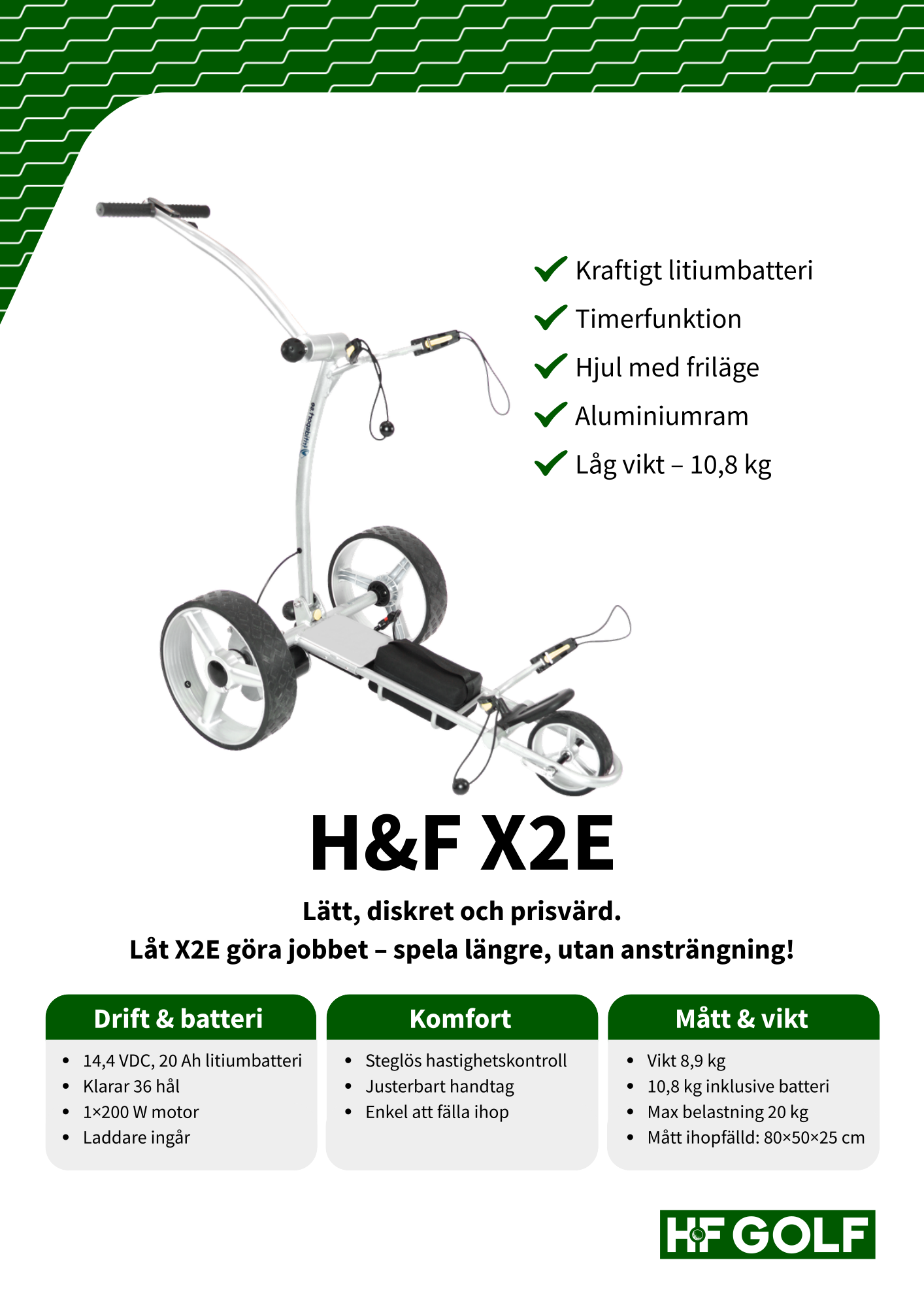 Produktblad H&F X2E