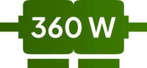 Motor på 360 watt