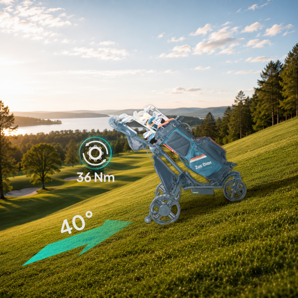 X8R golfvagn med 36 Nm vridmoment